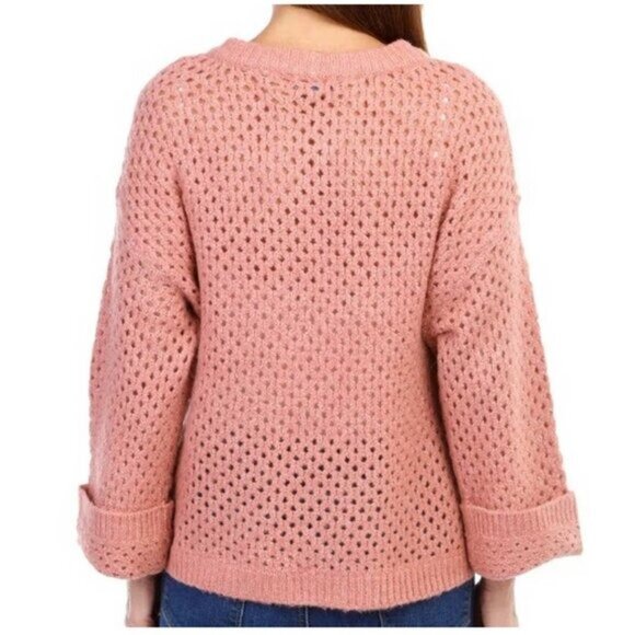 Democracy Open Weave Sweater MEDIUM (3666) - Picture 2 of 9